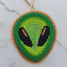 Load image into Gallery viewer, Alien Pendant Necklace
