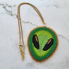 Load image into Gallery viewer, Alien Pendant Necklace
