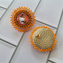 Load image into Gallery viewer, HK Halloween Beaded Earrings
