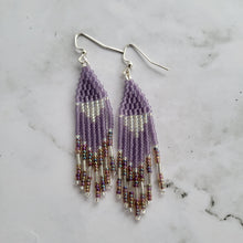 Load image into Gallery viewer, Purple Galaxy Beaded Fringe
