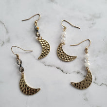 Load image into Gallery viewer, Moon Charm Earrings
