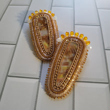 Load image into Gallery viewer, Honey Beaded Earrings
