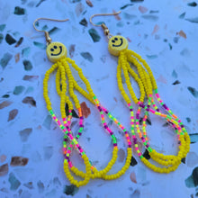 Load image into Gallery viewer, NEON Sunshine Beaded Dangles
