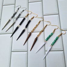 Load image into Gallery viewer, Spike Dangle Earrings
