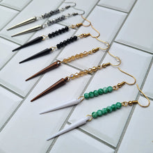 Load image into Gallery viewer, Spike Dangle Earrings
