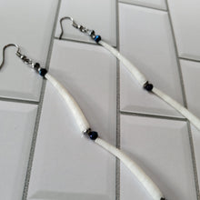 Load image into Gallery viewer, Dentillium 3 Tier Earrings with Spike
