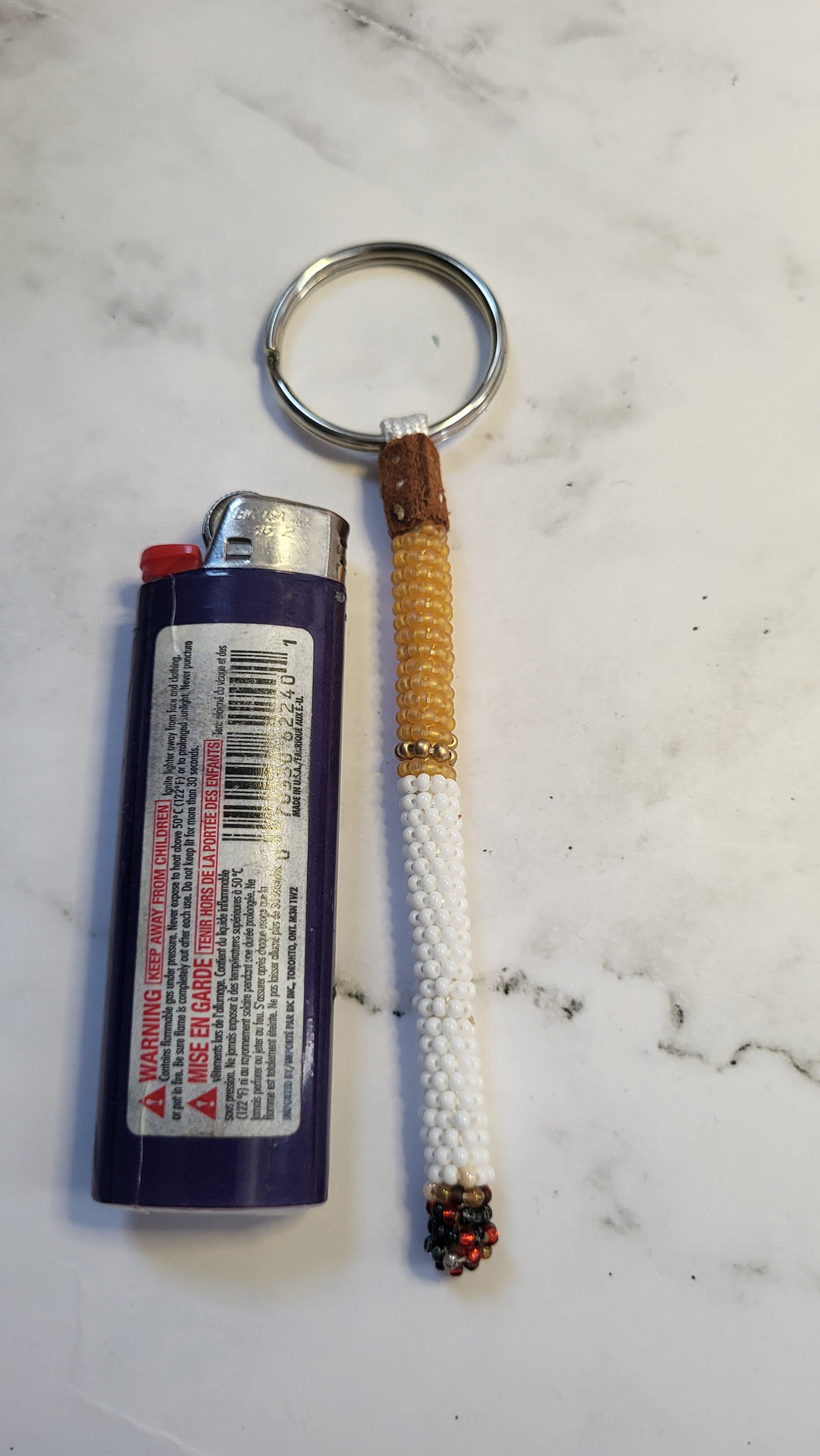 Beaded Smoke Keychain