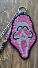 Load image into Gallery viewer, Beaded Ghostface Bag Charm
