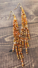 Load image into Gallery viewer, Autumn Brickstitch Earrings
