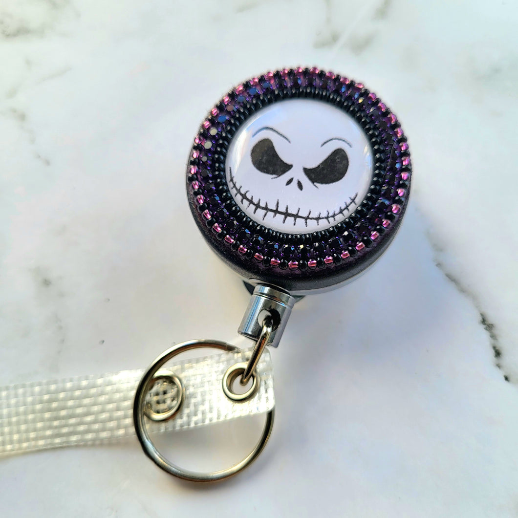 Jack Beaded Badge Reel