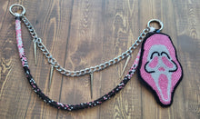 Load image into Gallery viewer, Beaded Ghostface Bag Charm
